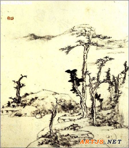 八大山人山水画作