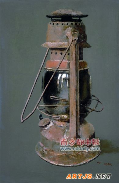 《艰苦岁月·灯》之二55×45cm