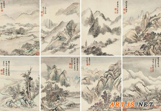 王?(1632-1717) 拟古山水 成交价：1150万元（资料图）