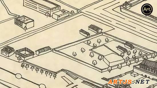 惊艳！“老北京”手绘超呆萌二环地图